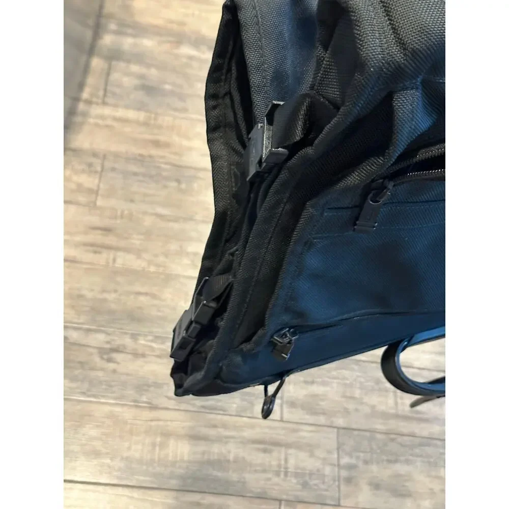 Tumi Black Ballistic Nylon Bi-Fold Carry On Garment Bag